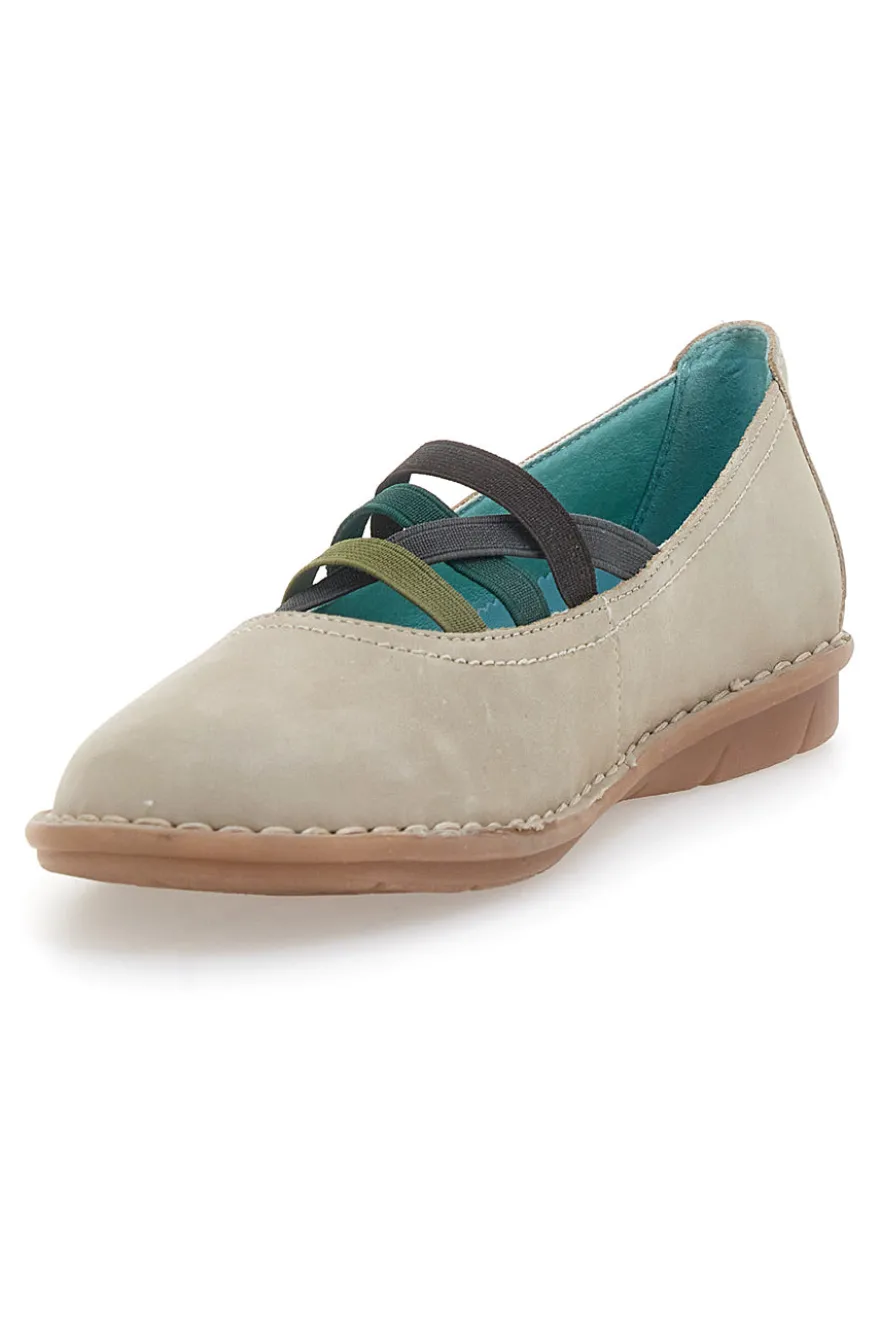 Ballerine Beige Con Elastici Prima Riga 19840FRUIT