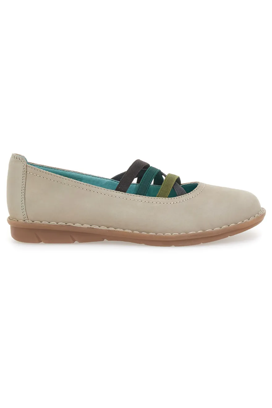 Ballerine Beige Con Elastici Prima Riga 19840FRUIT