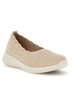 Ballerine beige traforate leggere Mio tempo MINA3063