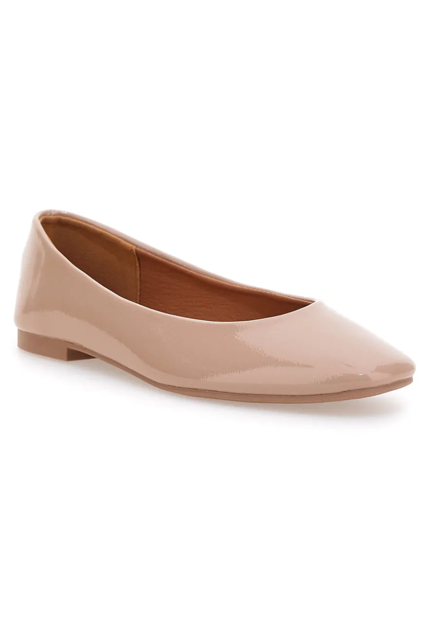 Ballerine beige vernice The First IDEA13 da Donna