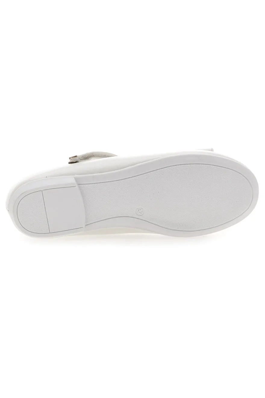 Ballerine Bianche con Cinturino e Fiocco GRAZIE GIRL 39G2509S