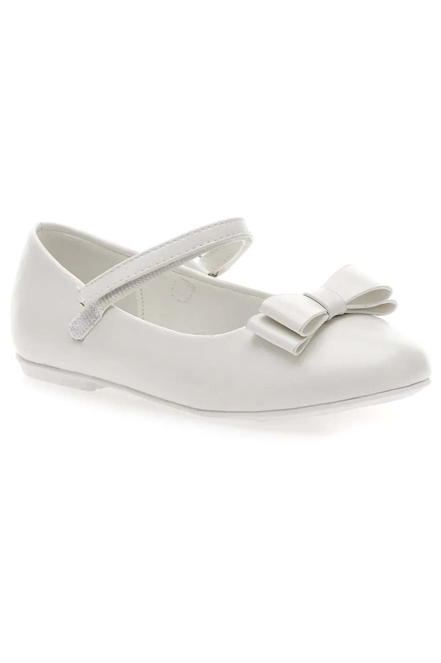 Ballerine Bianche con Cinturino e Fiocco GRAZIE GIRL 39G2509S