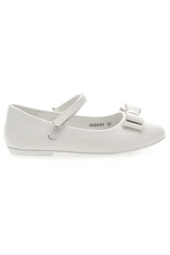 Ballerine Bianche con Cinturino e Fiocco GRAZIE GIRL 39G2509S
