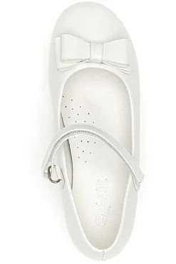Ballerine Bianche con Cinturino e Fiocco GRAZIE GIRL 39G2509S
