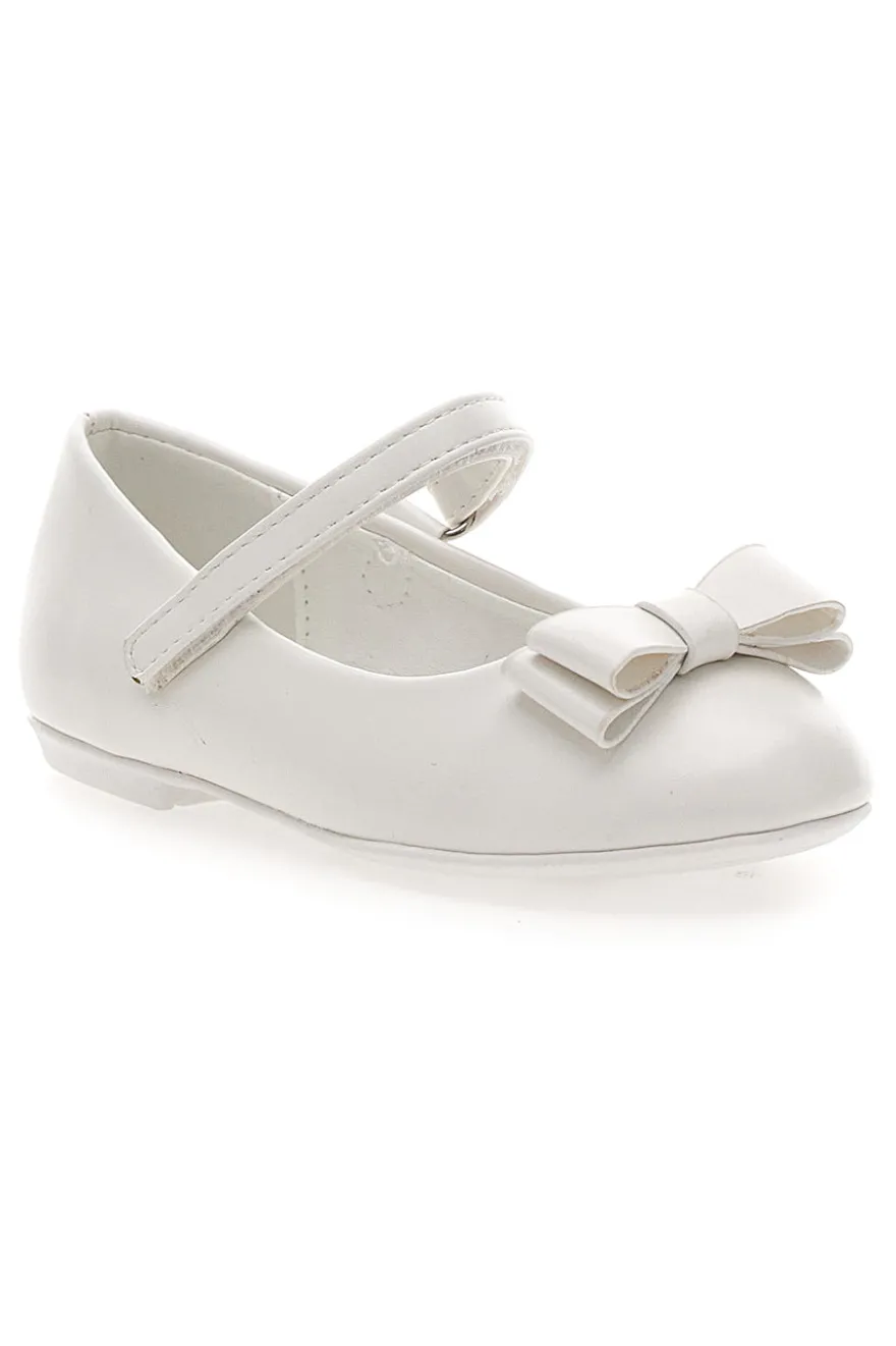 Ballerine Bianche con Cinturino e Fiocco GRAZIE GIRL 39G2509S