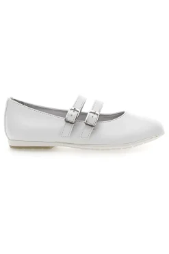 Ballerine Bianche Con Cinturini Laura Biagiotti AG17071