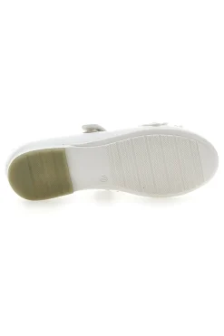 Ballerine Bianche con Cinturino e Soletta in Vera Pelle LAURA BIAGIOTTI AG17081