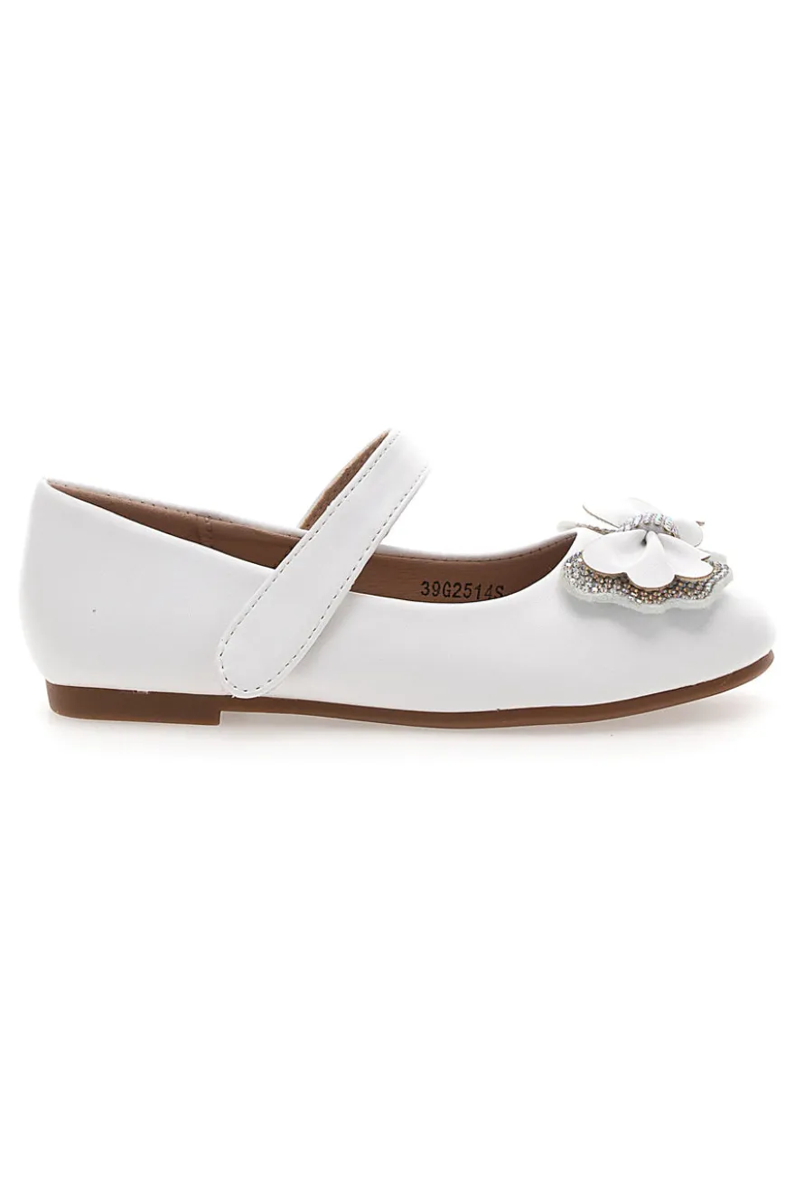 Ballerine Bianche con Fiocco a Fiore GRAZIE GIRL 39G2514S