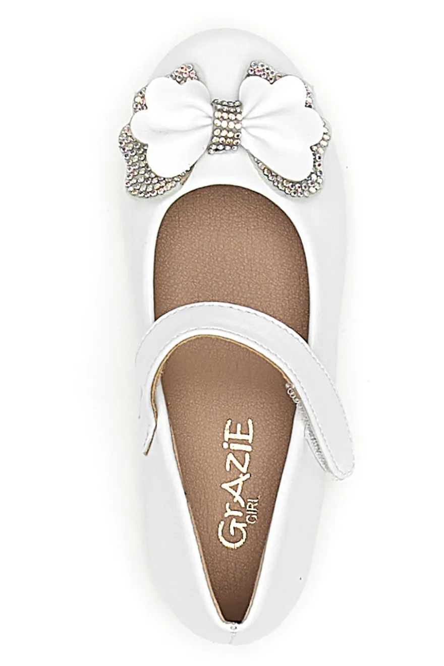 Ballerine Bianche con Fiocco a Fiore GRAZIE GIRL 39G2514S