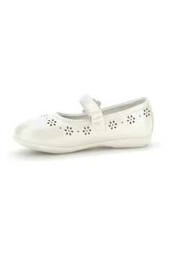Ballerine Bianche con Fiori Traforati Energy E510