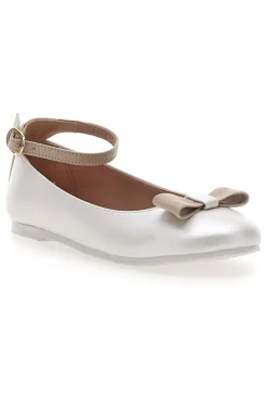 Ballerine Bianche con Fiocco Graie Girl 409