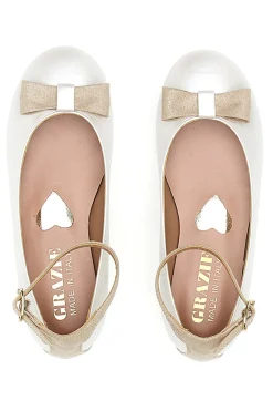 Ballerine Bianche con Fiocco Graie Girl 409