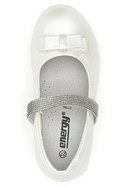 Ballerine Bianco Perlato Con Strass Energy 522
