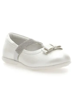 Ballerine Bianco Perlato Con Strass Energy 522