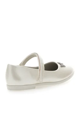 Ballerine Bianco Perlato con Farfalla Decorativa GRAZIE GIRL 39G2515S