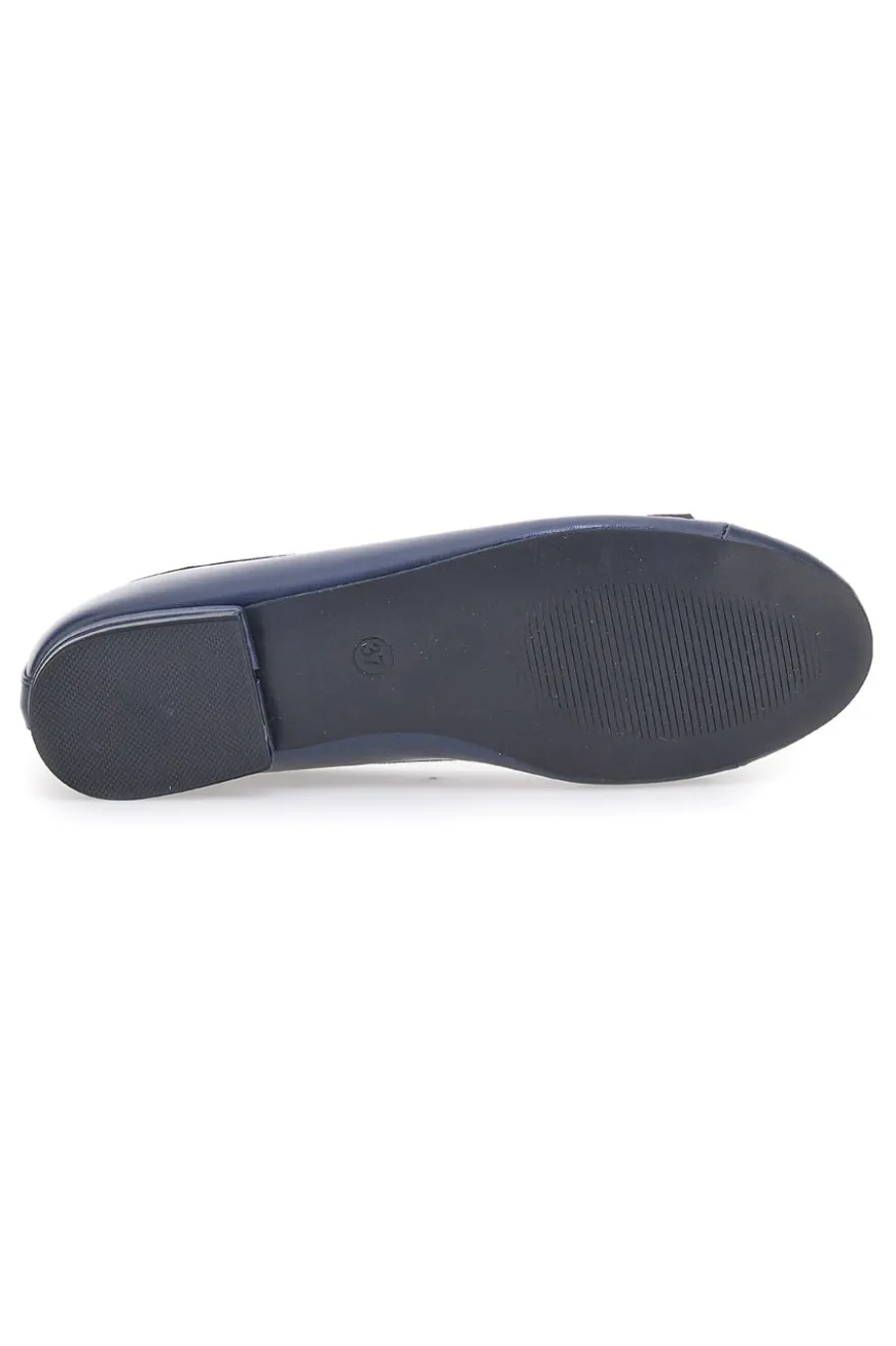 Ballerine Blu Con Catenina Dorata The First 170