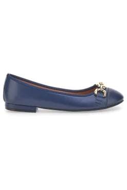 Ballerine Blu Con Catenina Dorata The First 170