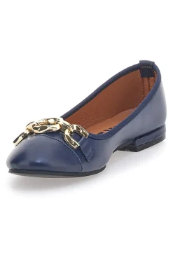 Ballerine Blu Con Catenina Dorata The First 170