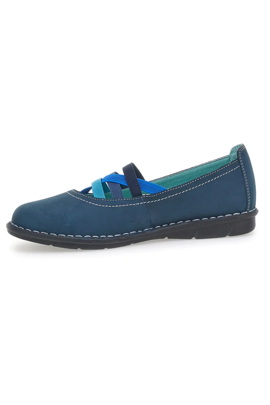 Ballerine Blu Con Elastici Prima Riga 19496FRUIT