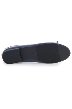 Ballerine blu con fiocco decorativo The First IDE1070