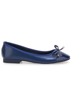 Ballerine blu con fiocco decorativo The First IDE1070