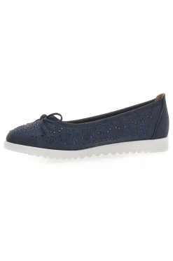 Ballerine Blu con Glitter e Fiocco Decorativo MIO TEMPO MINA362
