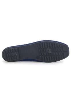 Ballerine blu in tessuto con soletta morbida The First PRE3