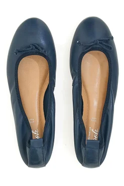Ballerine Blu In Vera Pelle Pittarello Look 818005