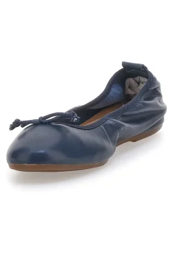 Ballerine Blu In Vera Pelle Pittarello Look 818005