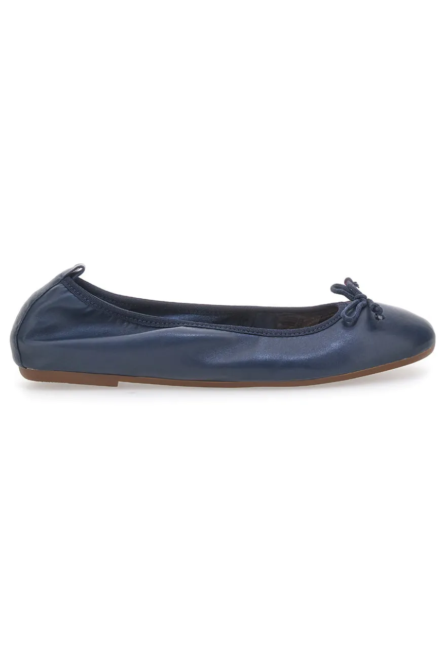 Ballerine Blu In Vera Pelle Pittarello Look 818005
