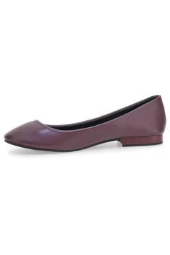Ballerine bordeaux basic in materie sintetiche The First IDE173