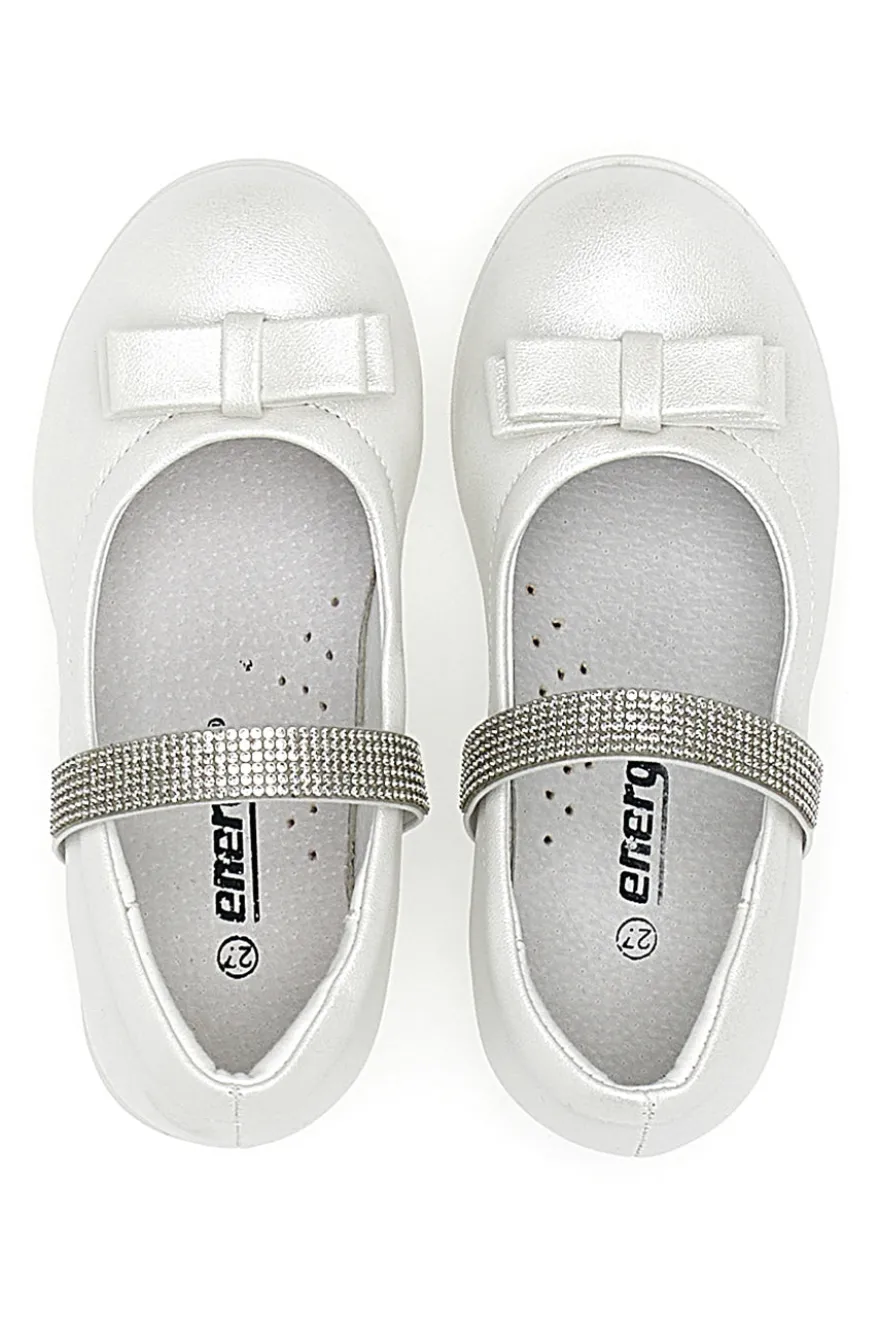 Ballerine con fiocco bianche ENERGY E707