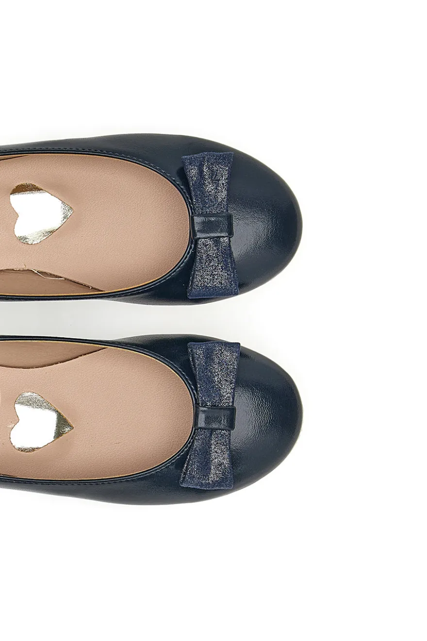Ballerine con fiocco Grazie 309 Blu