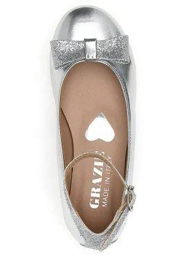 Ballerine con fiocco Grazie 309 Blu
