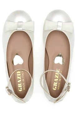Ballerine con fiocco Grazie 309 Perlate