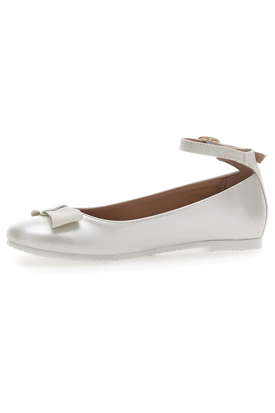 Ballerine con fiocco Grazie 309 Perlate