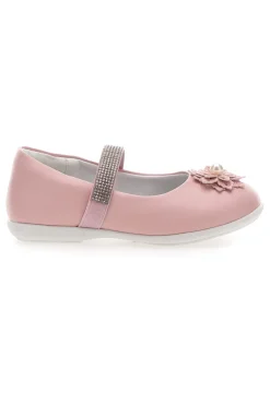 Ballerine con fiore e strass rosa ENERGY E702