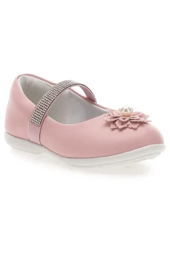 Ballerine con fiore e strass rosa ENERGY E702