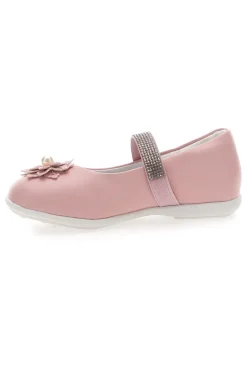 Ballerine con fiore e strass rosa ENERGY E702