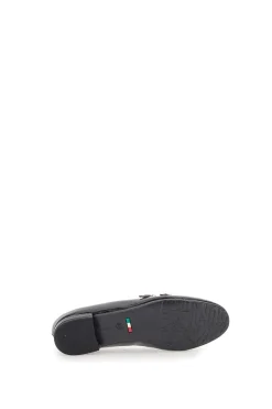 Ballerine in vernice nera a punto e doppio cinturino PITTARELLO GLAM 3690