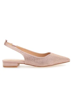 Ballerine Lace-Up Prima Riga 15990 Rosa Strass