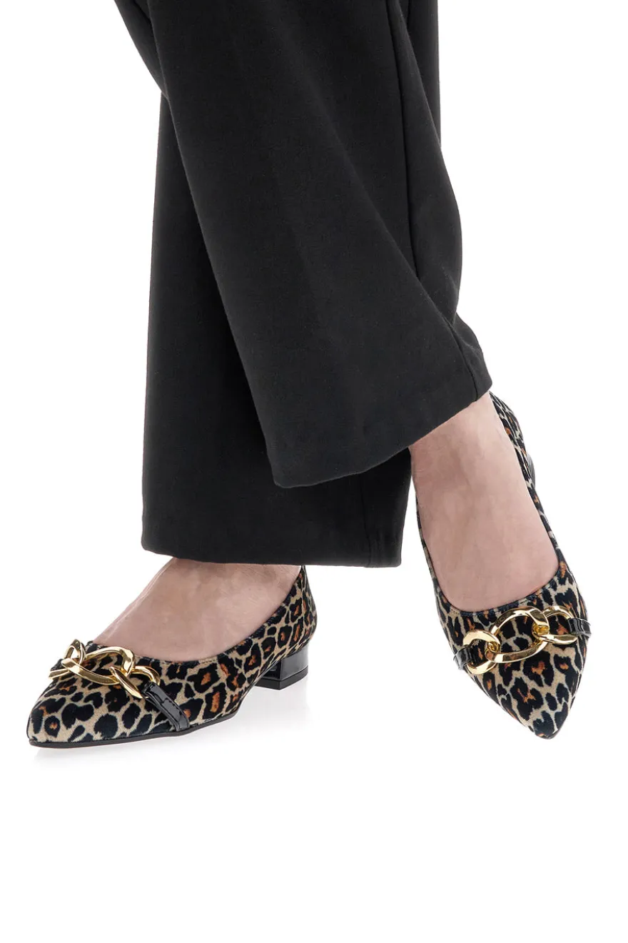 Ballerine Leopardate a punta PITTARELLO GLAM 3502