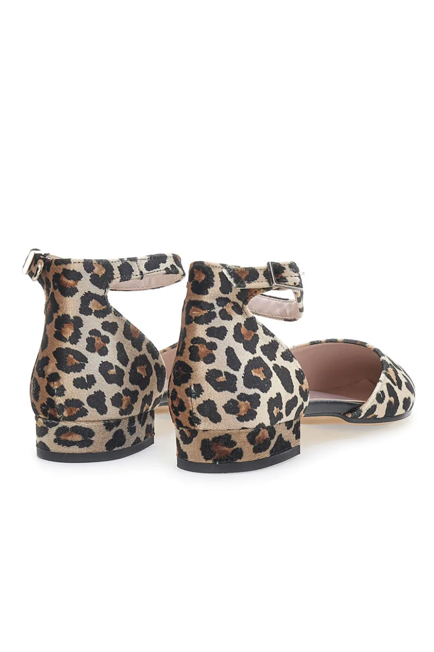Ballerine Leopardate con Cinturino alla Caviglia PITTARELLO GLAM 2885