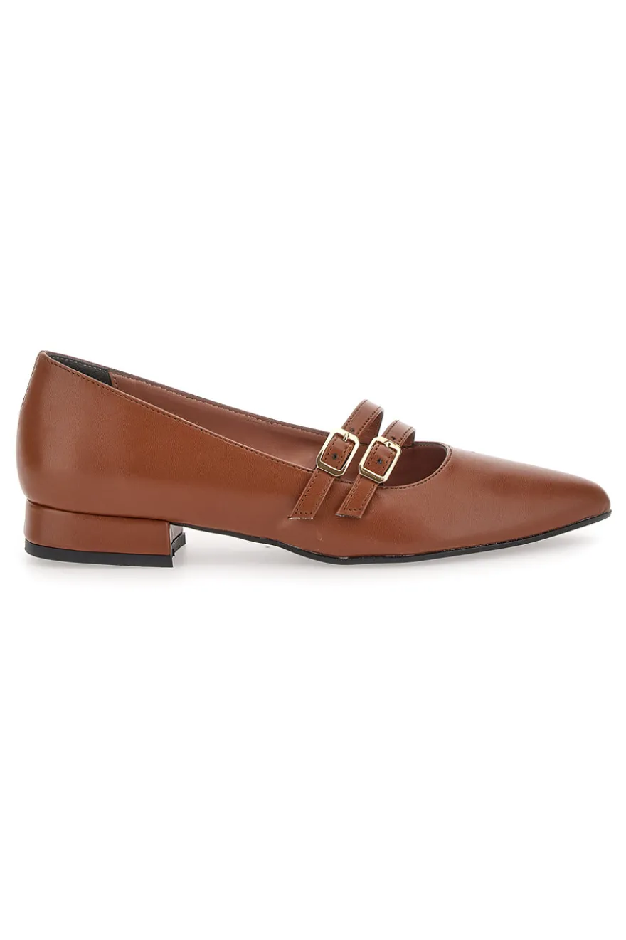 Ballerine Marroni con cinturini PITTARELLO GLAM 3664