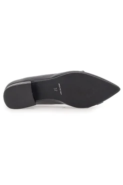 Ballerine Nere A Punta Con Cinturini Pittarello Glam 3668