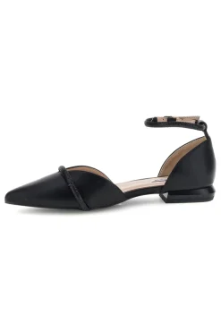 Ballerine nere a punta con cinturino Burani 51098C840
