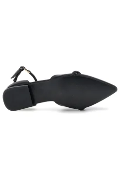 Ballerine nere a punta con cinturino Burani 51098C840