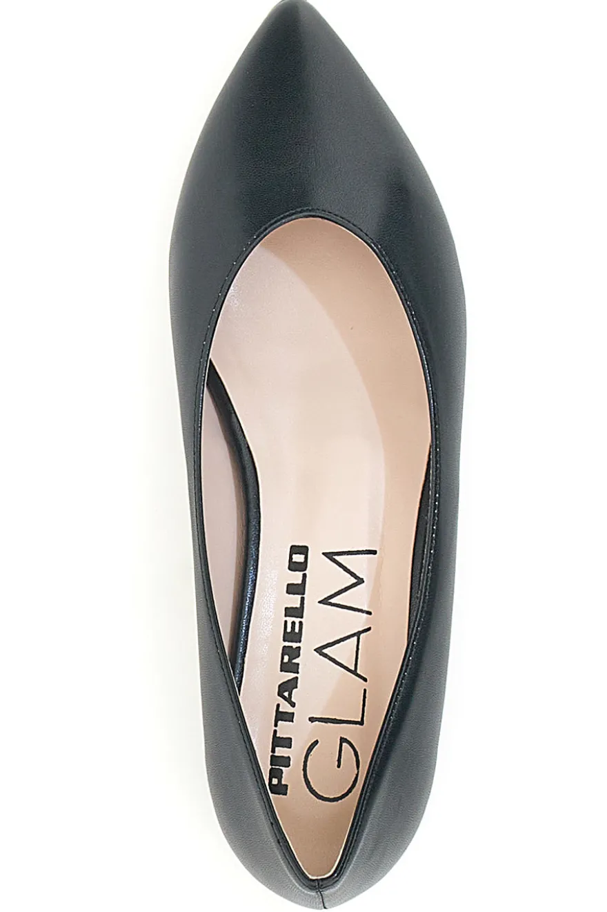 Ballerine Nere a Punta PITTARELLO GLAM 2890