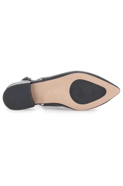 Ballerine Nere a Punta Pittarello Glam 3883