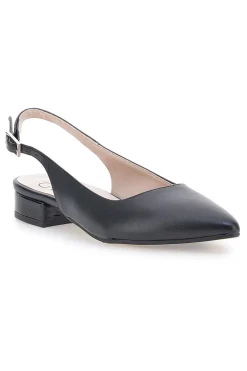 Ballerine Nere a Punta Pittarello Glam 3883